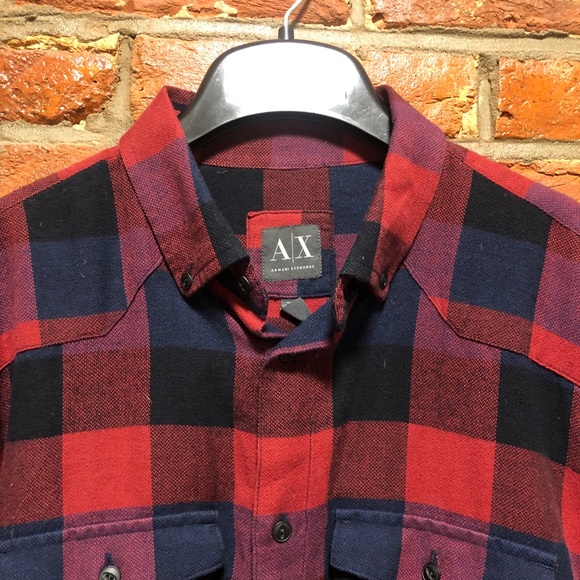 Armani Exchange button shirt. Size medium - Picture 6 of 7